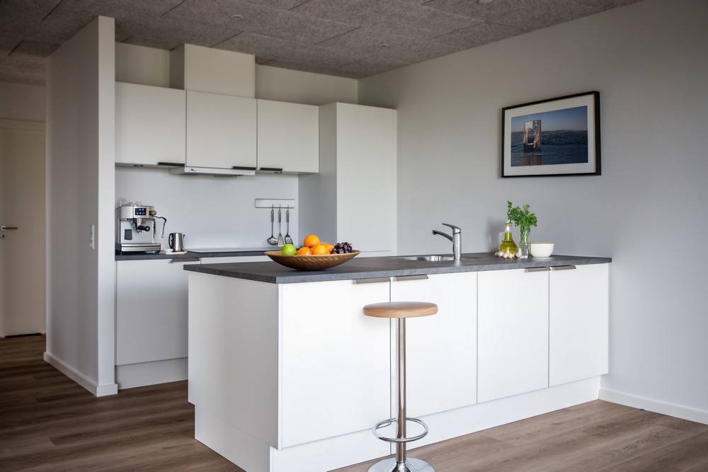 Køkken-ø og ophold